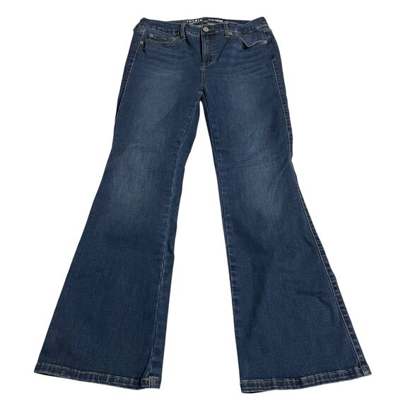 Torrid Womens 10-14 (30X29) Trio Fit Slim Boot Limitless Stretch Dark Blue Denim - Picture 1 of 14